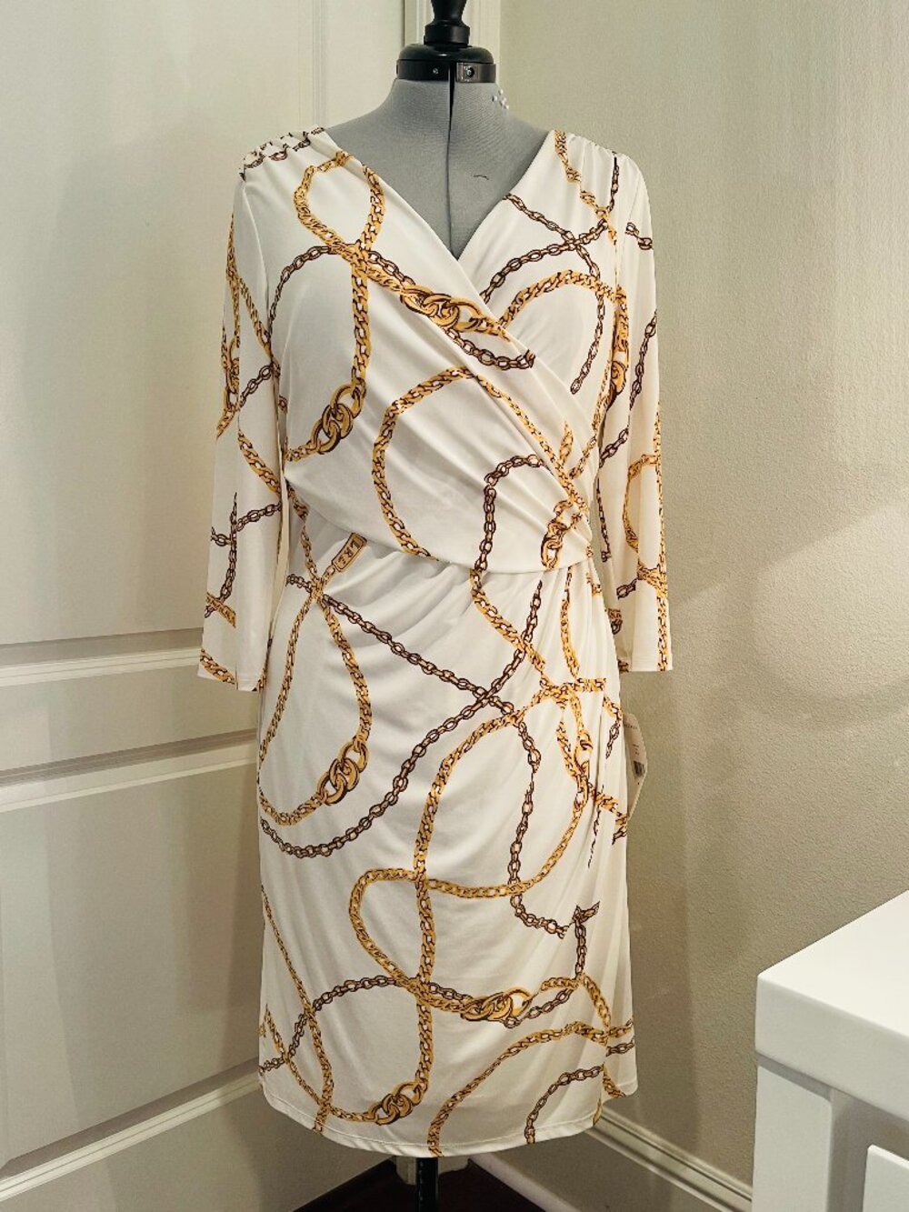 Lauren Ralph Lauren Cinched Waist Dress XL